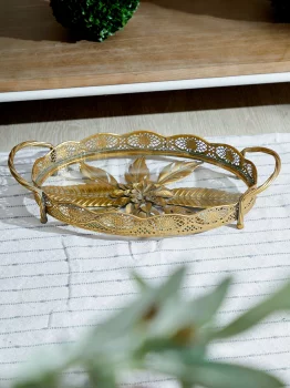 Поднос декоративный Zal 44X26X10 CM