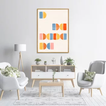 Постер на холсте Color vibes 75X105 CM