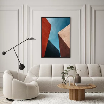 Постер на холсте The geometry of the Stone 75X105 CM