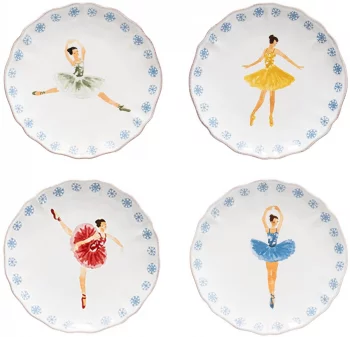 Набор из 4 тарелок Nutcracker Ø17 CM