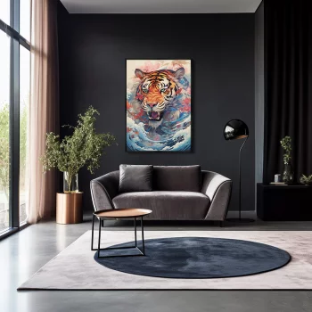 Постер на холсте Soaring Tigers 75X105 CM