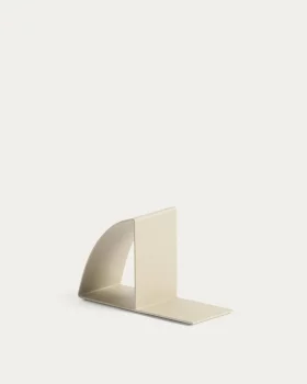 Бежевый металлический держатель для книг Mistra 16X6X10 CM
