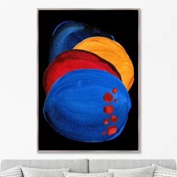 Постер на холсте Forms and colors 75X105 CM