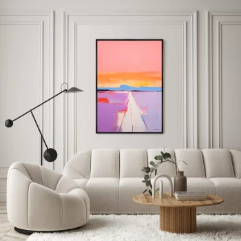 Постер на холсте Purple and Pink 75X105 CM