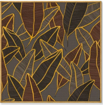 Постер холсте Symphony of leaves 105X105 CM