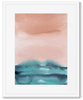 Постер в раме Sunset in Adriatic 42X52 CM