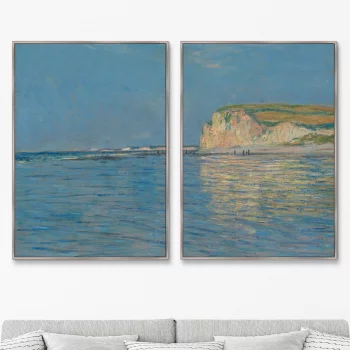 Диптих Low Tide at Pourville 75X105 / 75X105 CM