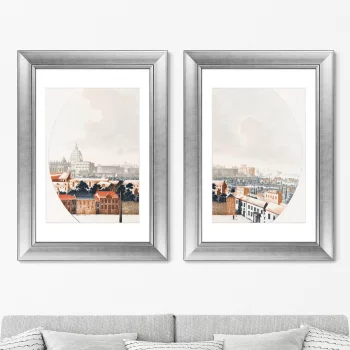 Диптих View of Rome 51X71 / 51X71 CM
