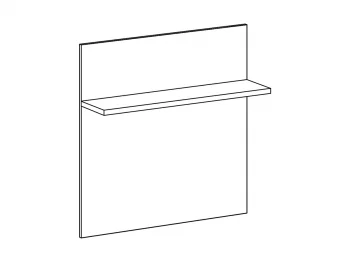 Панель для рабочей зоны Modus 121X31X120,5 CM
