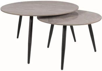 Комплект столиков Kora 80X80X45 / 60X60X40 CM