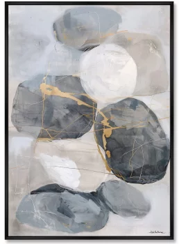 Композиция из двух репродукций картин на холсте Natural Stone 75X105 / 75X105 CM