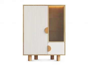 Витрина левая Cresco 105X40X140.8 CM