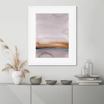 Постер Late evening river bank 42X52 CM