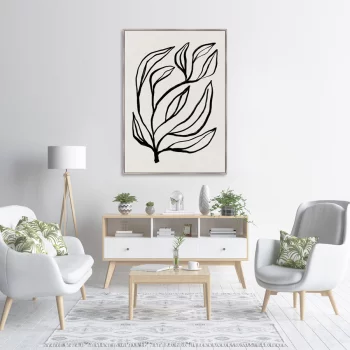 Репродукция на холсте Branches in color No8 75X105 CM