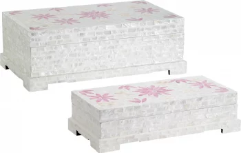 Набор из двух шкатулок Fion 40X23X14 / 34X17X9 CM