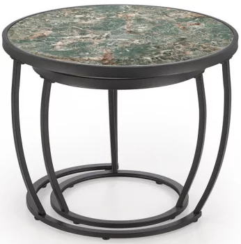 Комплект из двух столиков Ines 62X62X50 / 47X47X43 CM