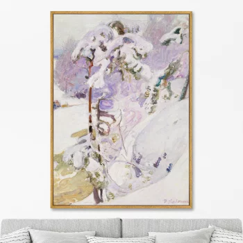 Постер на холсте Early spring 75X105 CM