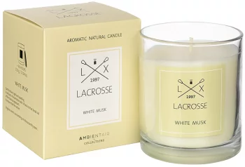 Свеча ароматическая Lacrosse White musk 60 часов горения