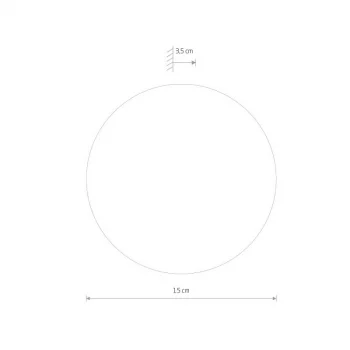 Настенный декоративный светильник Ring Led