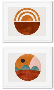 Диптих Around the sun 52X42 / 52X42 CM