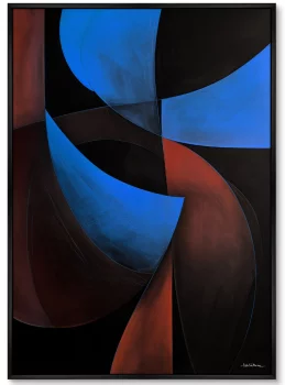 Диптих на холсте Colors of the night 75X105 / 75X105 CM