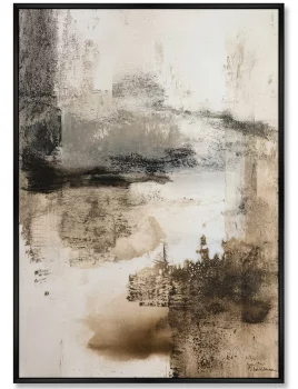 Репродукция картины на холсте Above the Giant Cliff 75X105 CM