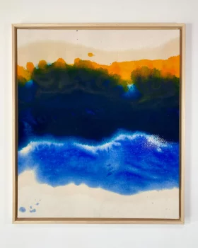 Yellow Blue 70X60X4 CM