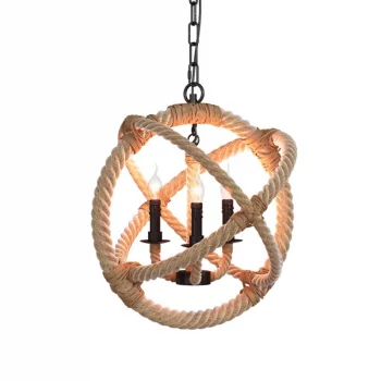 Подвесная люстра Rope 43X43X77 CM