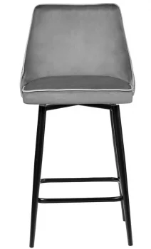 Стул полубарный Dave 51X48X96 CM серый
