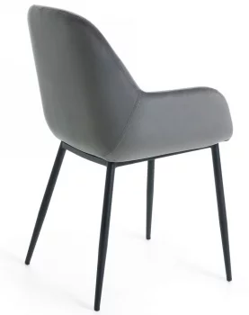 Стул с подлокотниками Konna 59X52X83 CM серый