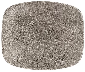 Блюдо Raku Quartz Black 15X13 CM