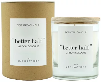Свеча ароматическая The Olphactory Better Half Groom Cologne 40 часов горения