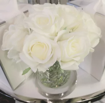 Аромадифузор букет роз Rose Buds 17X17X21 CM ivory white