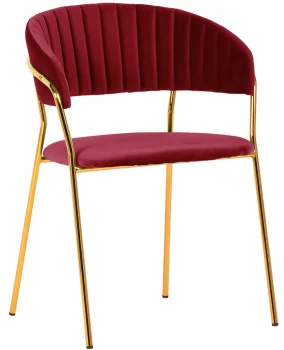 Стул Turin 56X50X78 CM алый