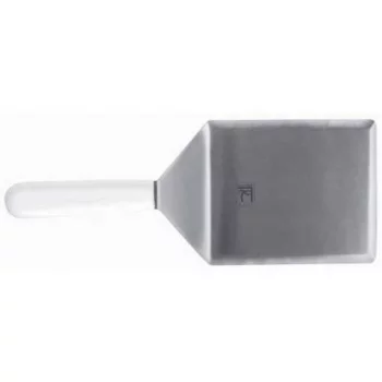 Лопатка 15*13 см острые края 32,5 см нерж. с пласт. ручкой черная Proff Chef Line