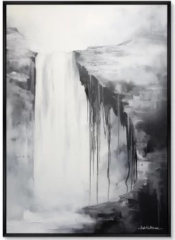 Постер на холсте Sky bridge to the waterfall 75X105 CM