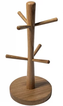 Подставка для кружек дубовая 15X15X32 CM