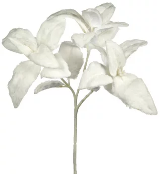 Искусственная заснеженная ветка Furry Poinsettia 66 CM