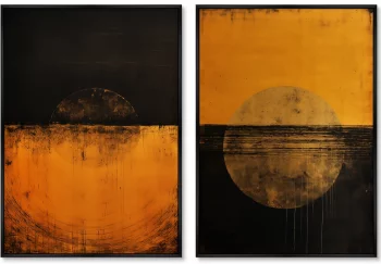 Набор из двух постеров на холсте Into the sky 75X105 / 75X105 CM