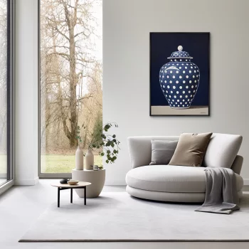 Постер на холсте Porcelain vase 75X105 CM