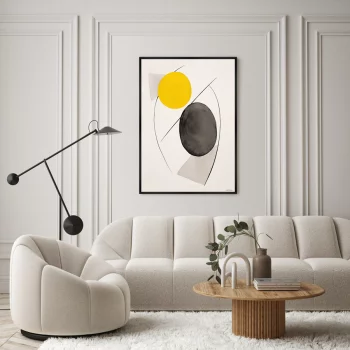 Постер на холсте The Sun and the Moon 75X105 CM