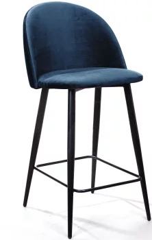 Cтул полубарный Thomas 48X49X94 CM синий