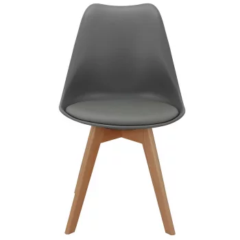 Комплект из 2 стульев Eames Bon серый 49X54X84 CM
