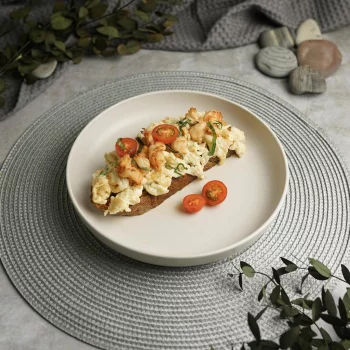 Тарелка с бортиком Light Grey Ø22 CM