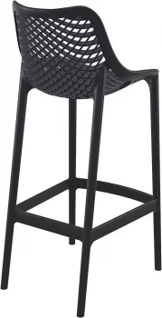 Стул пластиковый барный Air 45X53X105 CM чёрный