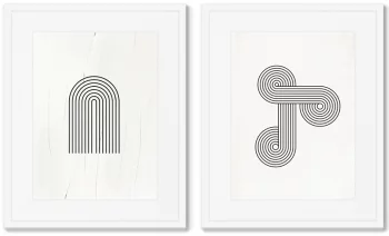 Диптих The Play of Forms No5 42X52 / 42X52 CM