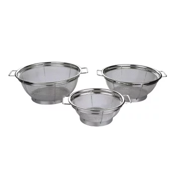 Дуршлаг 25,5 см сито нерж. на подставке круглый 2 ручки h11,5 см P.L. Proff Cuisine