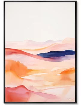 Постер на холсте Spilled ​​Colors 75X105 CM