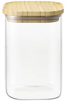 Банка для хранения Glass Bamboo 1.1 L