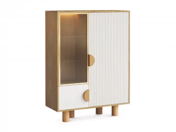 Правая витрина Cresco 105X40X141 CM